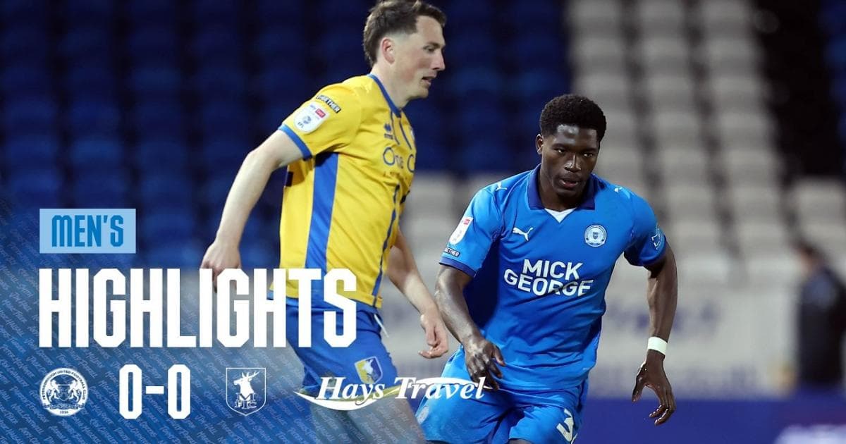 Peterborough United - Mansfield Town